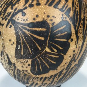 Ginkgo Leaf Pottery Pitcher by Terry Plasket